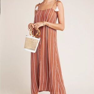 Faithfull The Brand X Anthropologie Arrieta Maxi Dress Size 2
